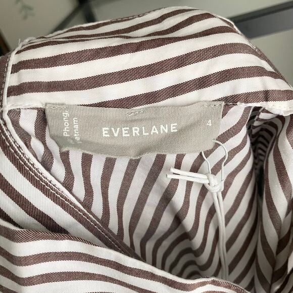 NWT Everlane Cotton Wing Sleeve Mockneck Top - Picture 5 of 8